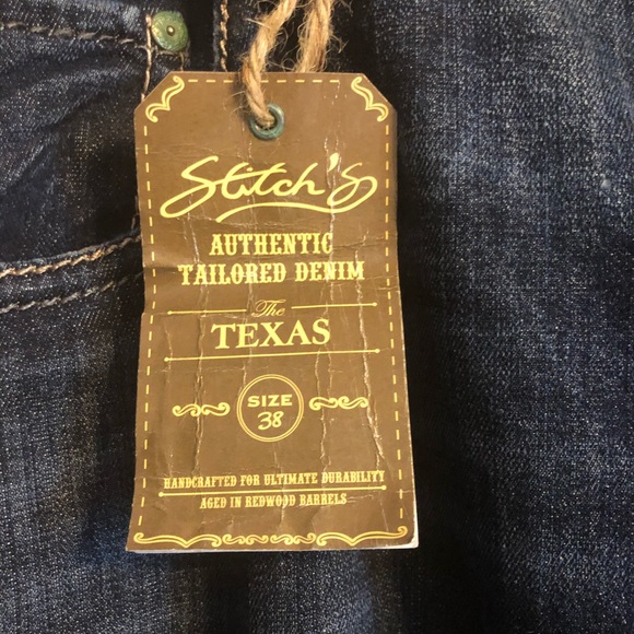 Men’s Stitches Tailored Denim Jeans - Picture 3 of 4